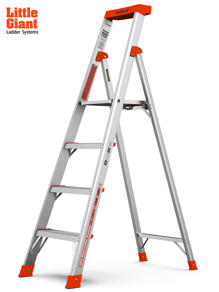 Leidujie special little Giant ladder Household multi-function folding herringbone ladder thickened aluminum alloy indoor three-step four-step