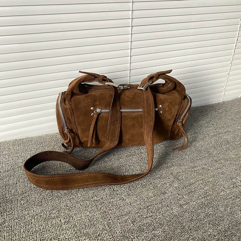 [Surplus from Korea] First-Layer Cowhide Bowling Bag Tote Bag Commuter Shoulder Bag Underarm Bag Women's Crossbody Motorcycle Bag