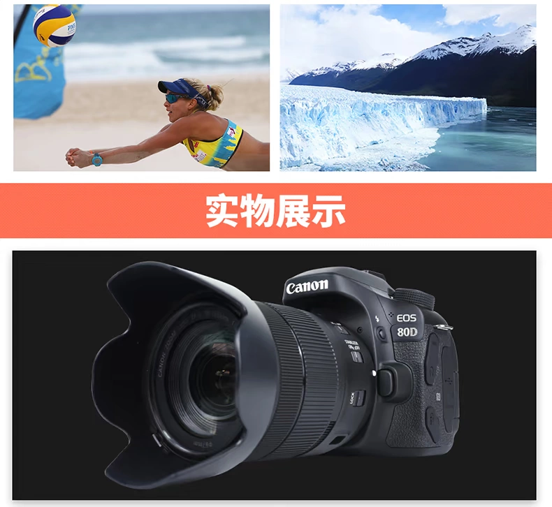 Máy ảnh DSLR kỹ thuật số HD độc lập Canon EOS 80D có thể được trang bị 18-135 18-200 - SLR kỹ thuật số chuyên nghiệp