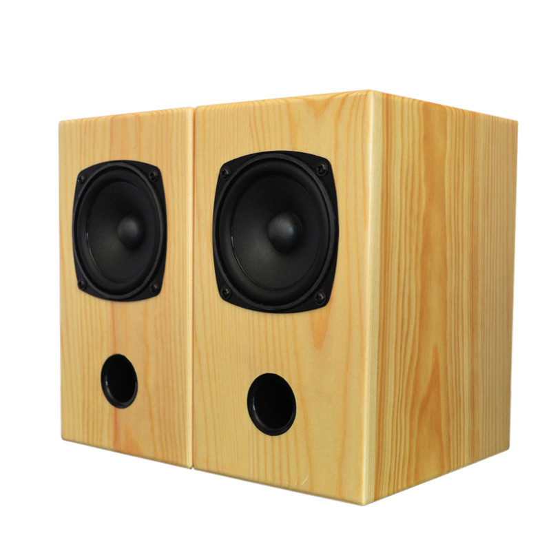 DIY Fever Full Solid Wood 3 "Full Frequency Passive Active Bluetooth USB Speaker B3 (Upgrade Computer Desktop Audio)