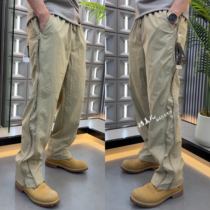 Zipper Design at the Cuffs! Covers the Flesh and Makes You Look Slimmer! Spring and Summer Men's Outdoor Lightweight, Breathable, Loose-Fitting, Versatile Casual Trousers