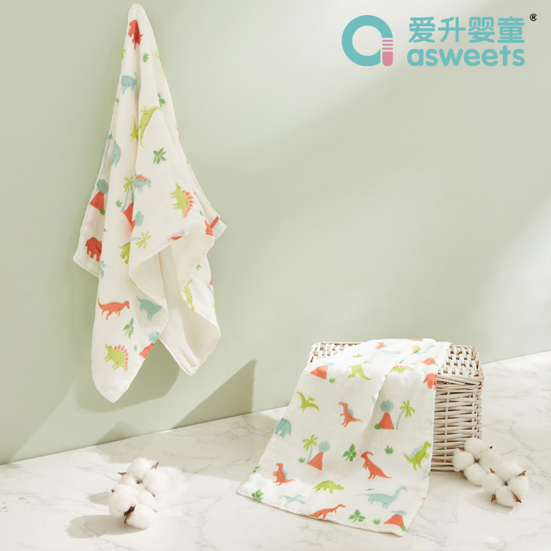 Bespoke love Liter Baby Towel Pure Cotton Cloth Beginns Newborn Full Cotton Super Soft Absorbent Baby Parent-child Towel