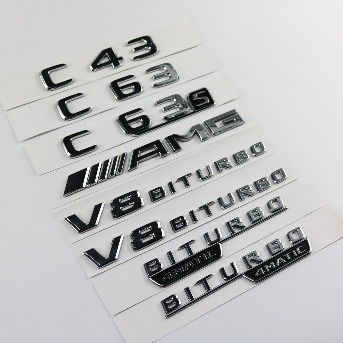 Bünz C63 C63 C43 C63S C63S AMG modified loading sign word tail mark V8 BITURBO 4MATIC side mark