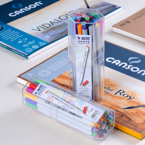 Ручка-роллер, комплект, лайнер, дизайнерские художественные комиксы, 18 цветов, 26 цветов, 0.4мм, ручная роспись