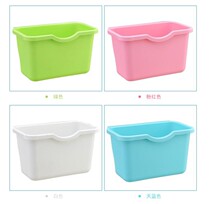 Beauty salon trolley trash can hanging creative kitchen household cabinet door sundries basket storage bucket