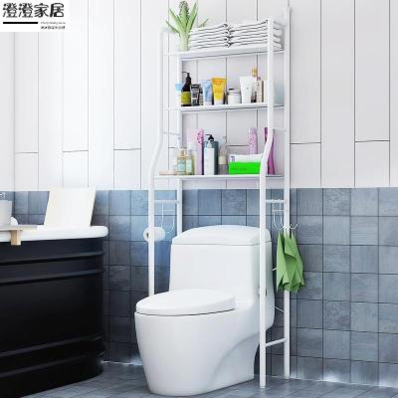 Multifunctional iron for storage of toilet on top of the new toilet floor pumped cosmetic room cover