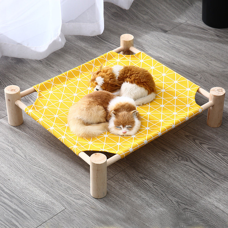 Cat bed summer four seasons universal cat litter removable and washable Teddy dog ​​litter summer mat kitten pet camp bed