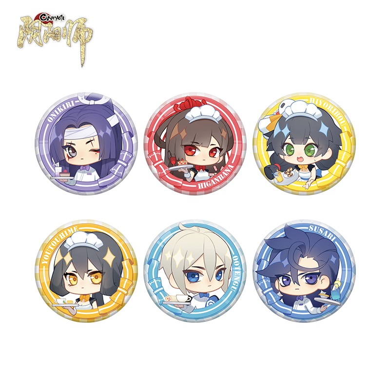 Yin and Yin Division Subject Badge-Deacon's maid Café Café Series web Easy Games Impressions Official perimeter