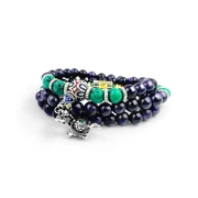 Hành trình tưởng tượng về phía Tây xung quanh Rồng Rùa Blue Sandstone Bracelet NetEase Game Cặp đôi Trang sức Vòng cổ Vòng tay Ngày Valentine - Game Nhân vật liên quan