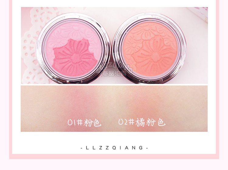 Thai Mistine hoa mảng bám blush rouge chính hãng nude trang điểm đỏ trang điểm làm sáng da tự nhiên lâu dài phấn má sivanna