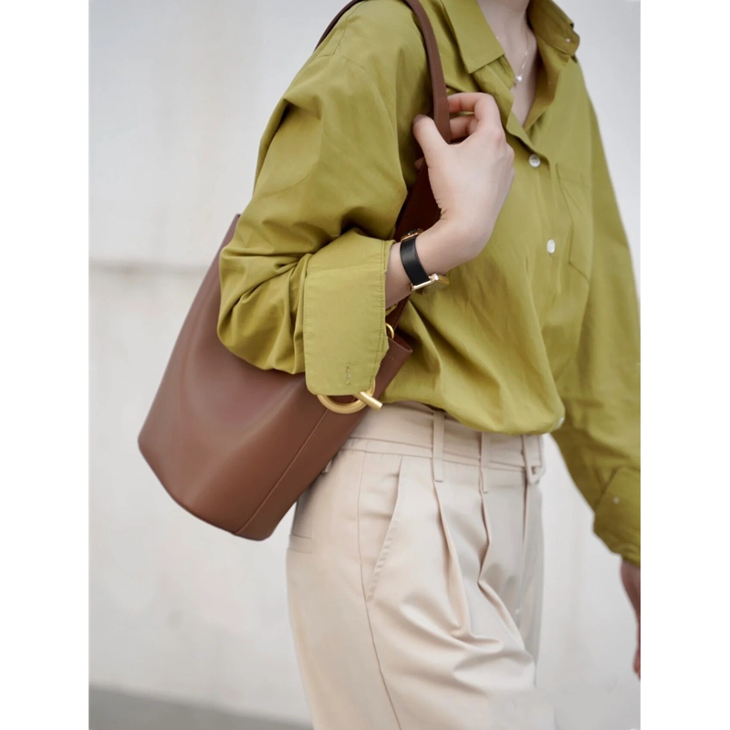 Super Bright Mustard Green | Long-Sleeved Loose Casual Shirt for Women, Elegant Commuter Top with Unique Design for Spring and Autumn. Super Bright Mustard Green | Long-Sleeved Loose Casual Shirt for Women, Elegant Commuter Top with Unique Design for Spring and Autumn.