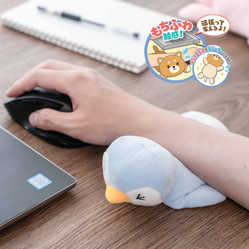 Japan ELECOM Cute Cute Cute Cute desktop Wrist Pads office Hand-in-screen Clean washable Washrat Mat