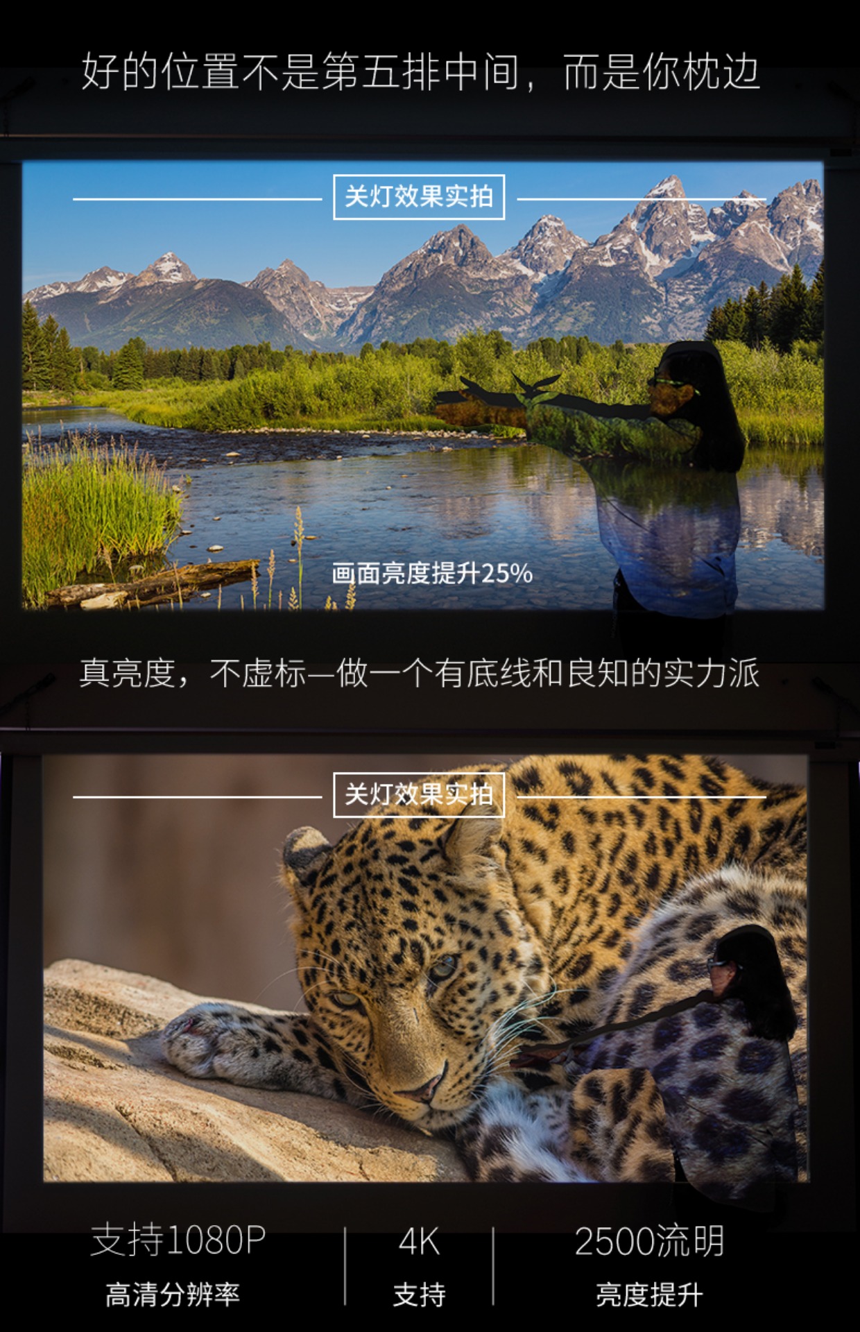 Máy chiếu Meigao g20 HD 4K văn phòng tại nhà Chữ viết tay thông minh không dây wifi micro máy chiếu điện thoại di động - Máy chiếu