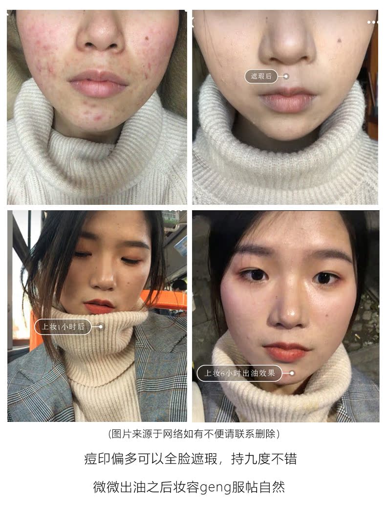 Kem nền che khuyết điểm Dermacol dạng lỏng che phủ tàn nhang không thấm nước che khuyết điểm cơ thể có sẵn cushion missha đỏ