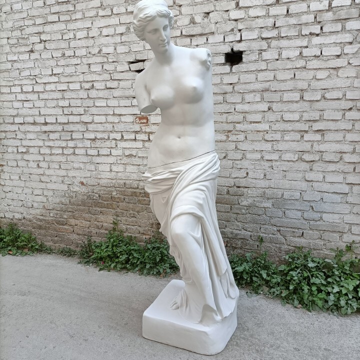 1.8m Venus Plaster Statue, Art Sketching Teaching Aids, Photography Home Furnishings.
