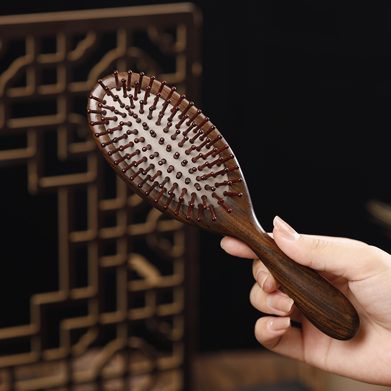 Changzhou Comb, Air Cushion Comb, Airbag Massage, Precious Sandalwood Portable Comb, Scalp Hair Follicle Unblocker, Gift-Giving