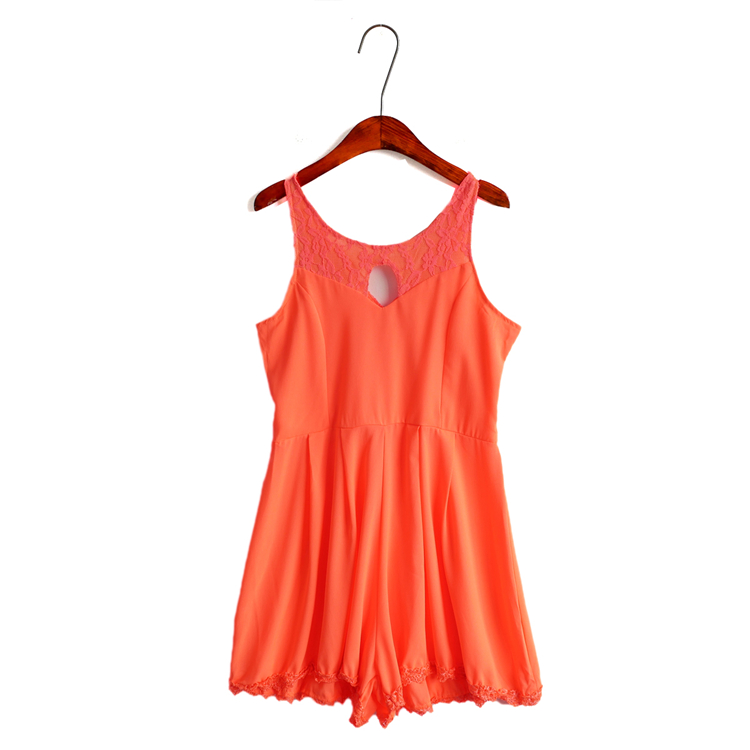 Foreign Trade Summer New Clear Cabin Summer Pure Color Loose Snowspun even Shorts Women Sleeveless Blouse