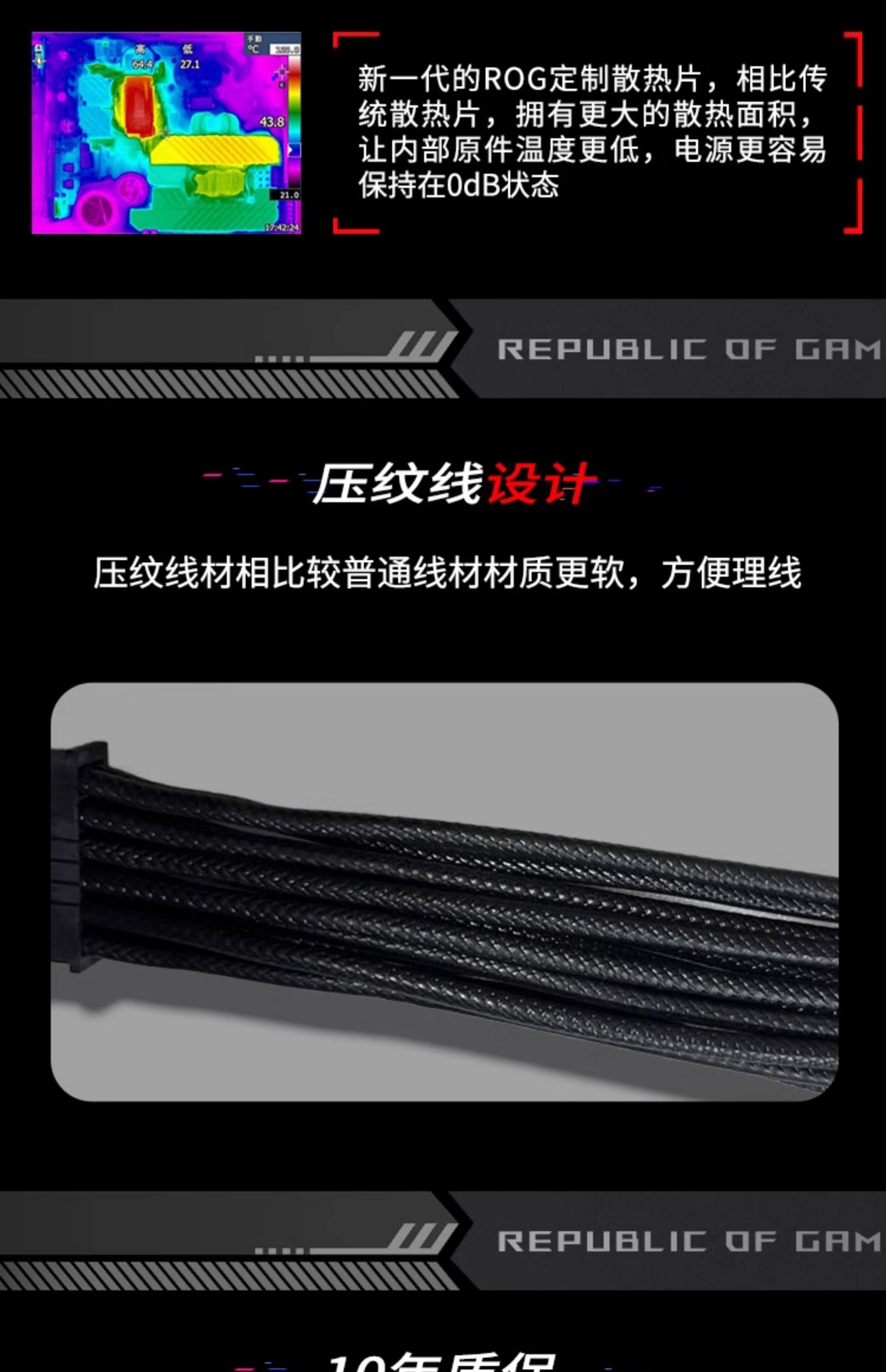 ASUS华硕ROG雷鹰750w金牌全模电源适用台式电脑atx电源插图11