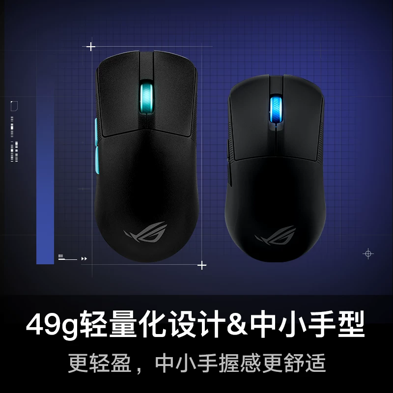 ROG Dragon Scale Ace Mini три режима э-спорт Bluetooth бесшумная беспроводная мышь SpeedNova беспроводная технология частота опроса симметричная мышь для небольших и средних рук Gamer Nation