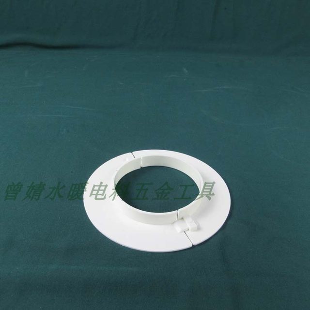 Pre-embedded leak-filling ring drainage pipe hole repair hanging mold PVC accessories material leak-proof ring hole opening special 50 mud slab poured concrete 160