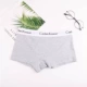 3 thương hiệu thủy triều ck quần lót nữ boxer cotton les thể thao bó sát kích thước 100% cotton boxer cô gái mùa hè - Nam giới