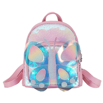 Korean childrens bag 2021 Spring Girl Princess fashion backpack cute girl travel small backpack