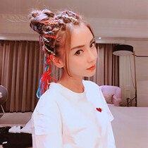 Hong Kong trendy brand baby LiLyBrovvn summer and Korean embroidered love short-sleeved T-shirt womens loose thin bottoming shirt