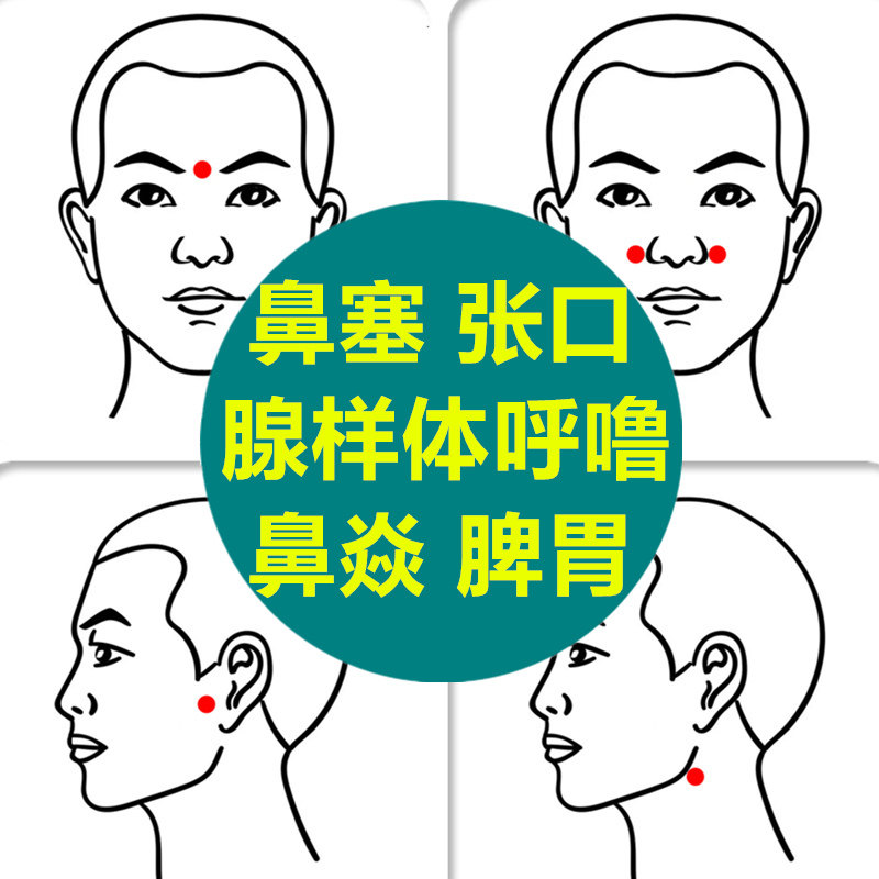 Children's baby gland-like body hypertrophy Traditional Chinese medicine patch-mouth face straightener conditioning to snore and snore Ventilators Nasal selloff