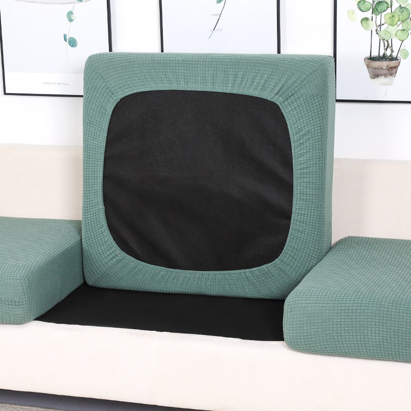 Non-slip all-inclusive wooden sofa cushion cover fabric Nordic style living room combination four seasons sofa cover removable and washable