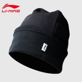 Li Ning, демисезонная трикотажная черная спортивная шерстяная шапка, увеличенная толщина