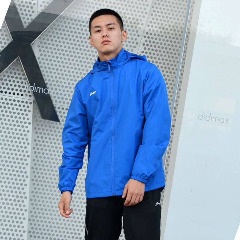 Спортивное тренч-пальто Li Ning, весеннее туристическое футбольное куртка для тренировок, для бега