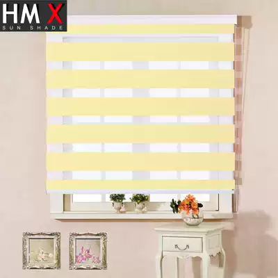 Good Dream star Korean soft gauze curtain double roller blind blind bedroom living room bathroom cloth Louver Curtain custom