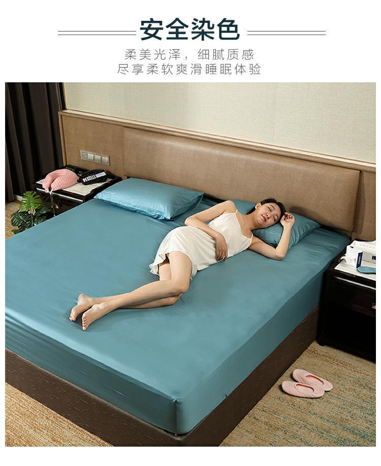Mercury nhà dệt giường một mảnh 60 nhung nhung dài satin nệm trải giường bao gồm bìa bảo vệ du khách toàn cầu - Trang bị Covers Ga phủ giường
