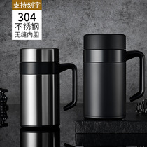 High-grade stainless steel thermos cup custom logo lettering souvenir printing custom gift Cup anniversary custom made