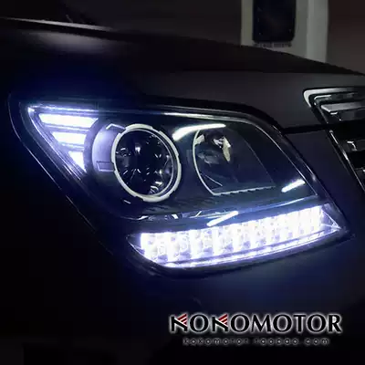 2008-2019kia barehead KIA MOHAVE special modified LED living room light tear-eye light bar imported from South Korea