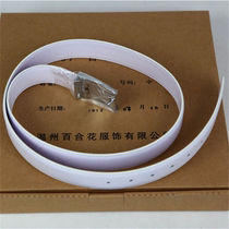 100 lapped mens youth inner belt leather belt pants with needle buckle type soft face cow leather belt white sea inner belt