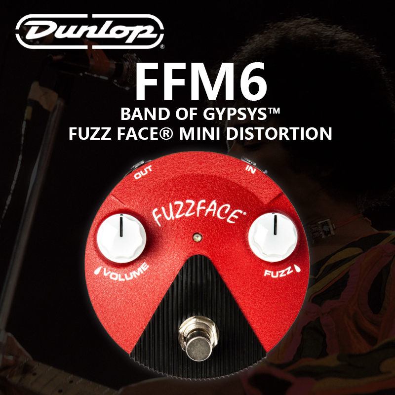 Jim Dunlop Dunlop FFM6 BAND OF GYPSYS FUZZ FACE Distortion Stompbox