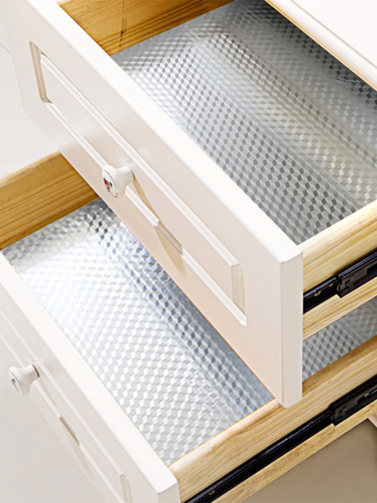 Oil-proof waterproof drawer pad sticker Kitchen overall cabinet cabinet moisture-proof pad paper self-adhesive wardrobe Shoe cabinet mildew household