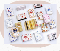 Simple retro Matchbox Mini tear note creative message portable plan note paper portable plan note paper portable small book