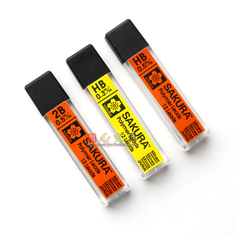 Japan Cherry Blossom 0 3 5 0 Core Cherry Blossom Lead Core Automatic Pencil Lead Pencil core Automatic refill HB 2B