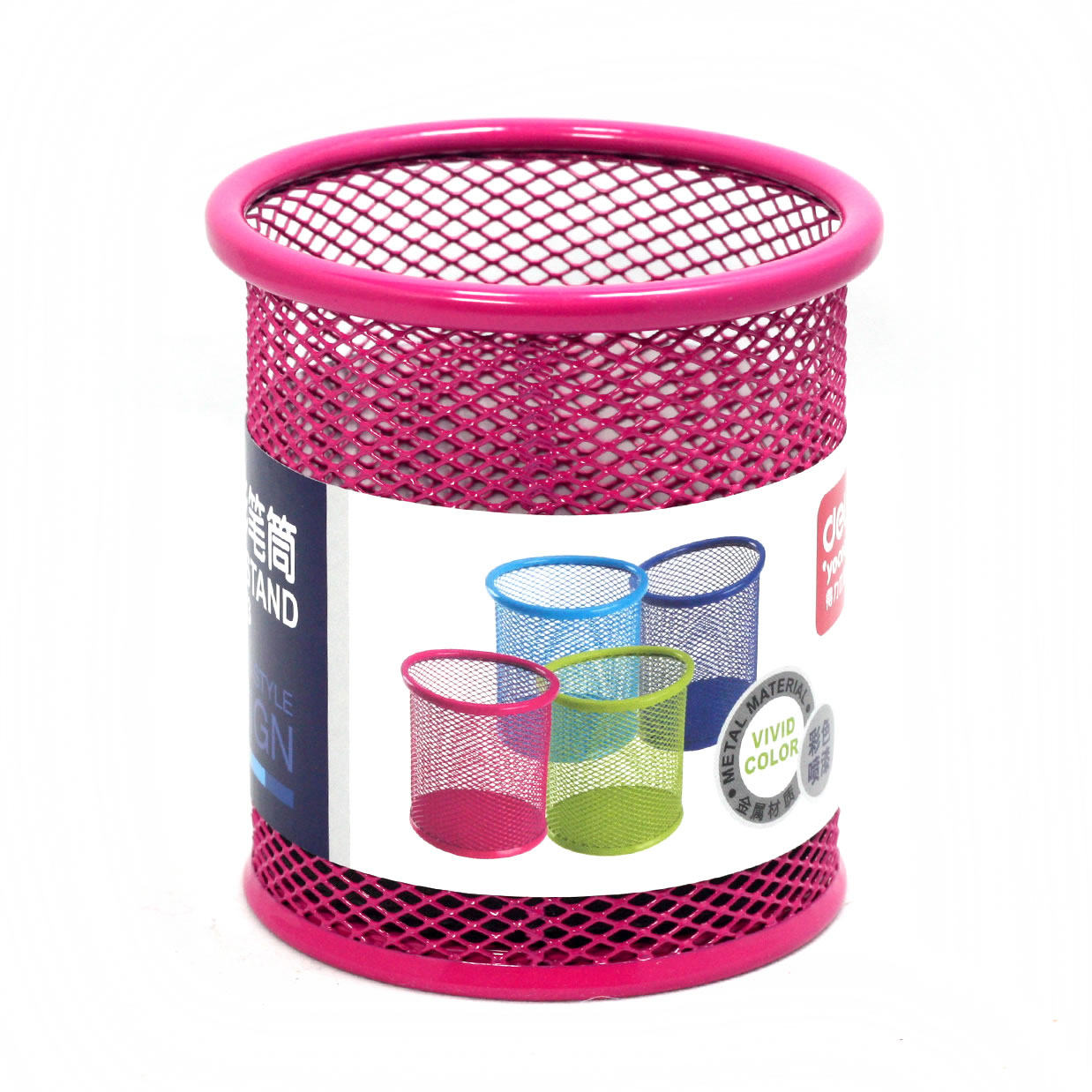 Able pen holder 9153 round pen holder Fashion creative metal reticulated pen holder round office pen holder iron pen holder