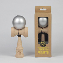 Japanese sword Jade kendama professional sword ball skill ball silver pearlescent PU bright paint