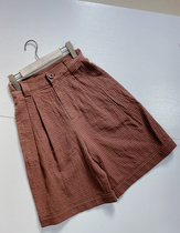 Good idea (original design niche brand) small size special retro color plaid pants