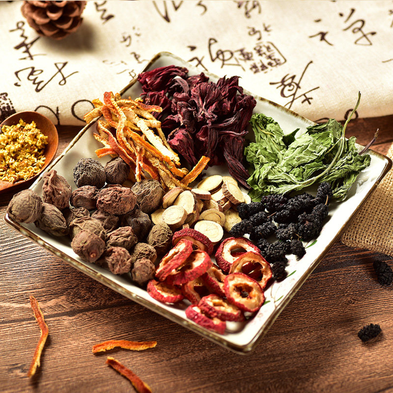 5 bags pack 1 bag a big pot old Beijing sour plum soup Wumei raw material package homemade drink Sheng Chong drink instant sour plum powder