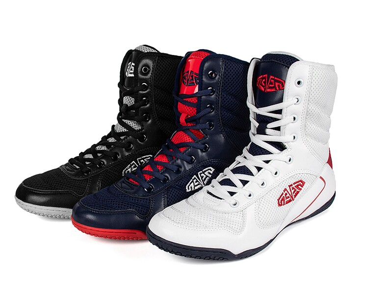 Mingsibo boxing shoes wrestling shoes men's training squat shoes gym Sanda martial arts shoes fighting fighting venom shoes