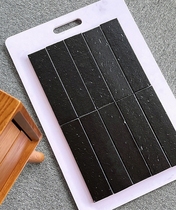 Galaxy black cool long clay glazed tiles catering bakery shop clothing store B&B wall tiles 60*240