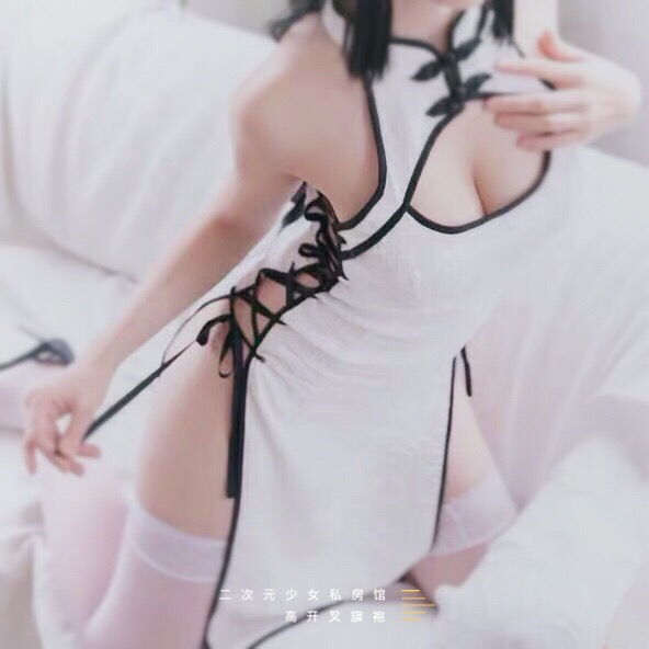 Japan cos Cartoon Secondary Meta Love Anecdoty Lingerie High Open Fork Qipao Cospsy Seductive Seductive Seductive