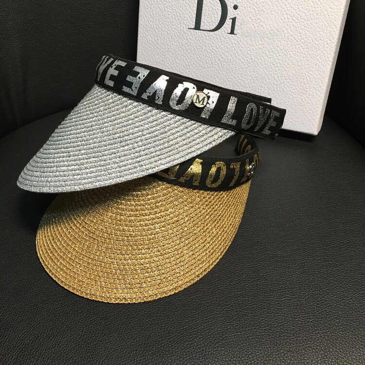Women's summer hats, straw hats for face protection and sun protection, fashionable open-top versatile hats, letter casual cool hats, trendy detail image 16