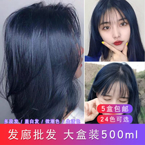 Dye Cream Hair Salon Special Barber Shop Micro-Tide Color Hair Color Hair Cream Professional Cover White Hair Dye Hair Cream Large Boxed 500ml