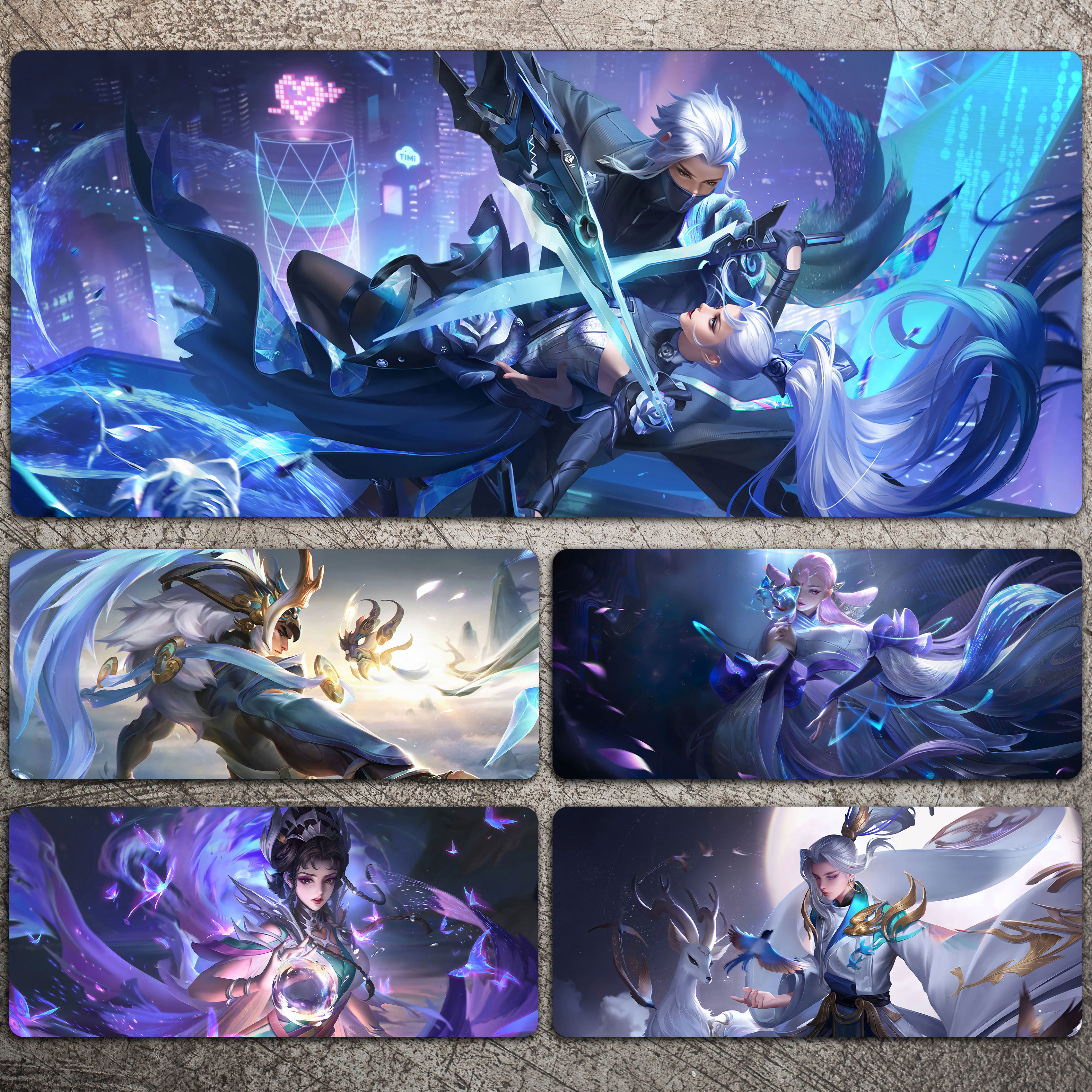 King of glory mouse pad oversized lock edge game peripheral computer soft pad keyboard pad desk pad custom